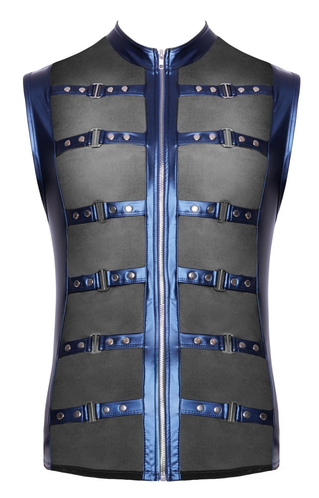 Metallic Strap Shirt