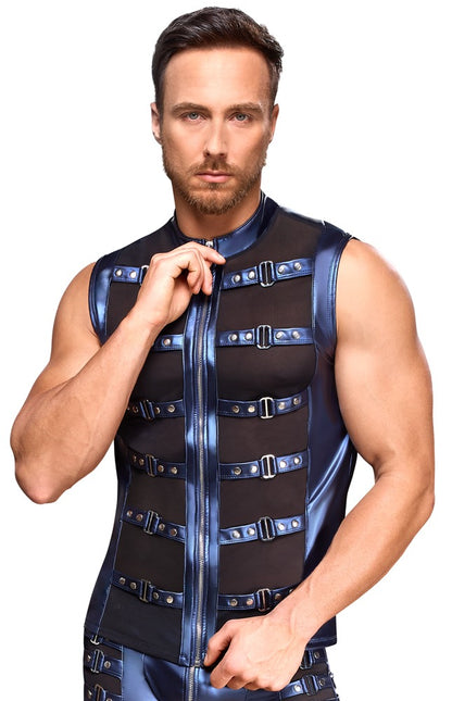 Metallic Strap Shirt