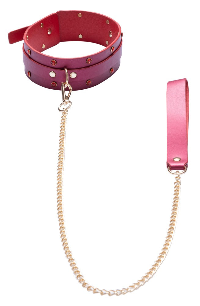 6-teilige Bondage-Set in Pink-Pearl-Optik